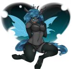  anthro anthrofied arthropod big_breasts bra breasts changeling clothing female friendship_is_magic hasbro hi_res kennzeichen legwear my_little_pony panties queen_chrysalis_(mlp) solo thigh_highs underwear 