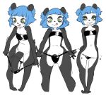  anthro big_penis blue_hair clothing genitals giant_panda girly hair herm_(lore) huge_penis male mammal nuwa_nightstone panties penis scorci solo underwear ursid 