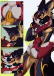 2022 anthro anthro_on_anthro anthro_penetrated anthro_penetrating anthro_penetrating_anthro arm_markings arms_around_neck back_markings balls black_body black_fur black_hair black_inner_ear black_markings black_nose black_ruff black_spots breasts brown_body brown_fur canid canine comic countershade_torso countershading cutaway digital_media_(artwork) duo ear_spots erection eyes_closed facial_markings felid feline female female_anthro female_penetrated fingerless_(marking) fingerless_gloves_(marking) fox from_front_position fur genitals gloves_(marking) green_eyes grey_body grey_fingers grey_fur hair hand_on_breast head_markings hi_res highlights_(coloring) inner_ear_fluff jaynidogg kissing knot leg_markings lynx male male/female male_anthro male_penetrating male_penetrating_female mammal markings mottled mottled_body mottled_fur nude nude_anthro nude_female nude_male open_mouth penetration penile penile_penetration penis_in_vagina pointy_ears prick_ears purple_highlights purple_markings red_body red_fur red_inner_ear_fluff ring_(marking) scut_tail sex sex_shot short_tail simple_background spots spotted_markings stand_and_carry_position standing standing_sex tail tan_body tan_countershading tan_fur tan_inner_ear_fluff tear_(marking) tuft vaginal vaginal_penetration white_body white_fur white_markings wrist_markings yellow_body yellow_eyes yellow_fur yellow_markings