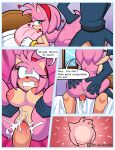 2025 absurd_res accessory ahegao amy_rose anal anal_penetration anthro anti_groove bed bedroom big_breasts big_butt big_penis blue_body blue_skin blush bodily_fluids boots breasts butt c_m_g_nsfw clitoris clothing comic comic_panel crossover cum cum_in_vagina cum_inside cumshot dialogue duo ejaculation erection eulipotyphlan female footwear fur furniture genital_fluids genitals gloves green_eyes hand_on_butt handwear headband heart_eyes heart_symbol hedgehog hi_res idw_publishing impregnation looking_pleasured male male/female mammal mario_bros navel nintendo nipples on_model panties penetration penile penile_penetration penis penis_in_ass pink_body pink_fur pink_nipples sega shoes shyguy sonic_the_hedgehog_(comics) sonic_the_hedgehog_(idw) sonic_the_hedgehog_(series) speech_bubble surprised text thick_thighs tongue tongue_out underwear vulva white_clothing white_panties white_underwear