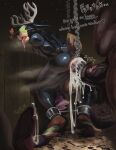 abdominal_bulge absurd_res ahegao anal anal_penetration animal_genitalia animal_penis ankle_cuffs anthro anthro_on_anthro anthro_penetrated anthro_penetrating anthro_penetrating_anthro antlers anus arcadia arms_tied backsack ball_size_difference balls balls_focus barn bdsm bent_over big_anus big_balls big_butt big_dom_small_sub big_penis biped black_balls black_penis blindfold bodily_fluids body_writing bodysuit bondage bondage_gear bondage_gloves bound breath broken_condom brown_body brown_fur bulge butt cervine chain chained clothed clothing cloven_hooves collar condom corruption cuff_(restraint) cum cum_drip cum_from_ass cum_in_ass cum_inflation cum_inside cum_on_balls cum_on_butt cum_on_ground cum_on_penis cum_pool cum_string cum_while_penetrated cumshot deer degradation detailed_background dialogue digital_drawing_(artwork) digital_media_(artwork) dominant dominant_anthro dominant_male dripping drone dronification drooling duo_focus ejaculation english_text equid equine equine_genitalia equine_penis erection excessive_cum excessive_genital_fluids eye_roll faceless_character faceless_male filled_condom flared_penis from_behind_position fucked_silly fur gaping genital_fluids genitals gimp_suit glistening glistening_body glistening_clothing glowing green_eyes group group_sex hair half-erect handcuffs hands-free hands_behind_back handwear heart_symbol hi_res hooves horn horse huge_balls huge_penis hyper hyper_balls hyper_genitalia hyper_penis hypnosis hypnotic_eyes hypnotic_visor inflation inside interspecies larger_male latex latex_clothing latex_handwear latex_skinsuit leaking_cum looking_back looking_pleasured male male/male male_penetrated male_penetrating male_penetrating_male mammal markings mask medial_ring messy metal_cuffs mind_break mind_control mottled multicolored_body muscular muscular_anthro muscular_bottom muscular_dom muscular_male muscular_top musk musk_cloud new_world_deer nude onomatopoeia open_mouth orgasm panting penetration penile penile_penetration penis penis_backwards penis_in_ass penis_size_difference pink_penis plap precum precum_drip public_use questionable_consent raised_tail rear_view restrained restraints ringed_eyes saggy_balls saliva sex sexual_barrier_device shackles signature simple_background size_difference skinsuit smaller_male smaller_penetrated smile solo_focus sound_effects spiral spiral_eyes spread_legs spreader_bar spreading standing steam submissive submissive_anthro submissive_male tail tally_marks tan_body tan_fur tattoo text thick_thighs tight_clothing tongue tongue_out trio unguligrade vein veiny_penis verbal vowelless wearing_condom wrist_cuffs zaverose