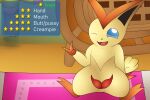 carpet feral genitals gesture hi_res legendary_pok&eacute;mon looking_at_viewer male multi_genitalia multi_penis nintendo one_eye_closed outside penis pok&eacute;mon pok&eacute;mon_(species) pok&eacute;mon_mystery_dungeon sitting solo umbry00 v_sign victini video_games wink winking_at_viewer 