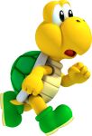 3d_(artwork) alpha_channel ambiguous_gender anthro boots clothing digital_media_(artwork) feathers fist footwear full-length_portrait green_boots green_clothing green_footwear green_shell hi_res koopa koopa_troopa looking_to_right mario_bros new_super_mario_bros_2 nintendo official_art open_mouth portrait scalie shell shoes simple_background solo tail transparent_background unknown_artist
