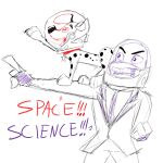 101_dalmatian_street 101_dalmatians black_spots canid canine canis clothing colored_line_art dalmatian disney domestic_dog donatello_(tmnt) duo dylan_(101_dalmatians) feral fingerless_gloves fur gloves handwear hi_res male mammal nickelodeon purple_clothing purple_fingerless_gloves purple_gloves purple_handwear purple_line_art purple_mask randomkooldude red_line_art reptile rise_of_the_teenage_mutant_ninja_turtles scalie softshell_turtle space_helmet spots suit teenage_mutant_ninja_turtles turtle voice_actor_joke white_body white_fur