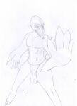 absurd_res anthro avian bird corvid corvus_(genus) crow hi_res male oscine passerine solo