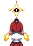 animated clothing dark_sclera digital_media_(artwork) for_a_head light_creature low_res open_palm pixel_(artwork) pixel_animation red_clothing religious_clothing sparkles white_clothing