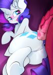  absurd_res after_sex ahekao anus big_butt bodily_fluids butt cum cum_in_ass cum_inside dragon equid equine female feral flaccid friendship_is_magic garble_(mlp) genital_fluids genitals hi_res horn interspecies male male/female mammal my_little_pony penis rarity_(mlp) unicorn 