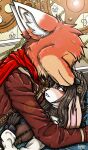  2021 accessory anthro arsene_lupin_(code:realize) bad_guy_cafe black_nose blush brown_body brown_eyes brown_fur brown_hair canid canine cardia_beckford chain clothed clothing code:realize cosplay countershade_face countershading digital_media_(artwork) dipstick_ears duo embrace eyes_closed female fingers fox fur gear gloves hair hair_accessory hairband handwear hug inner_ear_fluff lagomorph leporid looking_at_another looking_at_partner male male/female mammal multicolored_body multicolored_ears multicolored_fur ocerydia_zoona orange_body orange_fur pink_nose rabbit red_scarf romantic_couple scarf signature smile steampunk tan_body tan_countershading tan_fur tuft two_tone_body two_tone_fur white_body white_countershading white_fur ziegelzeig ziegelzeig_zoona 