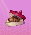  absurd_res candy canid canine chocolate curled dessert food fox hi_res holidays mammal small_(disambiguation) valentine&#039;s_day 