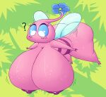  2020 ? areola big_breasts big_butt blue_sclera breasts butt elemental_creature female flora_fauna flying hi_res huge_breasts huztar insect_wings looking_down nintendo nipples nude pikmin pikmin_(species) pink_body pink_pikmin plant surprise thick_thighs video_games white_eyes winged_pikmin wings 