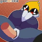  1:1 2021 animated anthro avian batartcave big_breasts bird bodily_fluids breasts cleavage clothed clothed_sex clothing cum cum_belly cum_in_pussy cum_inflation cum_inside disembodied_penis duo female female_penetrated genital_fluids genitals huge_breasts inflation male male/female male_penetrating male_penetrating_female penetration penis pussy red_eyes sex vaginal vaginal_penetration 
