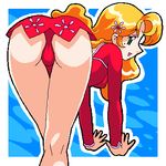  ass blonde_hair daisy lowres nintendo pokemon sakura_(pokemon) 