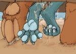  3_toes 4_toes absurd_res ambiguous_gender anthro bardi_(hc_hybriddave) beach bodily_fluids claws cum cum_drip cum_on_feet cum_on_ground cum_on_leg curling_toes dangling_legs digital_media_(artwork) digitigrade dragon dripping duo feet foot_fetish foot_focus from_behind_position genital_fluids hc_hybriddave hi_res kangaroo leg_cropped_sex lemy macropod male male/ambiguous mammal marsupial mythological_creature mythological_scalie mythology nude offscreen_sex pawpads paws sand scalie sea sex shaking shoreline sky spread_toes standing standing_sex toes tremble_spikes trembling water 