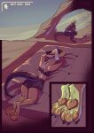  2021 bethesda_softworks comic_page elvche fallout hi_res lying night_stalker paws video_games 