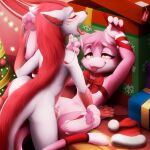 1:1 2021 3_toes 4_fingers 5_fingers anthro anthro_on_anthro anthro_penetrated anthro_penetrating anthro_penetrating_anthro assimilative_feline biped bodily_fluids bow_ribbon box canid canine christmas christmas_clothing christmas_decorations christmas_headwear christmas_lights christmas_ornament christmas_present christmas_tree claws clitoris clothing container cum cum_in_vagina cum_inside cum_splatter darkmirage detailed_background digital_media_(artwork) digitigrade dipstick_tail dragon duo ejaculation english_text erection etis eyelashes eyes_closed facial_markings feet felid feline female female_anthro female_penetrated fingers fox from_front_position fur fur_markings genital_fluids genitals gift gloves_(marking) hair hat head_markings headgear headwear hi_res holding_leg holidays horn hybrid interspecies label leg_markings looking_pleasured lying male male/female male_anthro male_penetrating male_penetrating_female mammal markings multicolored_body multicolored_fur multicolored_tail mythological_creature mythological_scalie mythology narrowed_eyes navel nude nude_anthro nude_female nude_male on_back orgasm orgasm_face ornament pawpads penetration penile penile_penetration penis penis_in_vagina pink_body pink_claws pink_clitoris pink_ears pink_fur pink_hair pink_markings pink_nose pink_pawpads pink_tail pink_vulva plant quetzalli_(darkmirage) red_body red_fur red_horn red_ribbon red_tongue ribbons santa_hat scalie sex snout socks_(marking) spread_legs spreading tail tail_markings text toe_claws toes tongue tongue_out tree two_tone_body two_tone_fur two_tone_tail vaginal vaginal_penetration vulva whiskers white_body white_ears white_fur white_inner_ear white_markings white_tail white_tail_tip wing_claws wings yellow_eyes