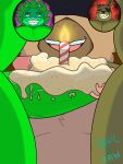 2025 al_(dg254) anthro avian beak bird birthday birthday_gift blind blind_eye brown_body brown_fur cake candle dessert digital_drawing_(artwork) digital_media_(artwork) disability fangs felid five_nights_at_freddy's five_nights_at_freddy's_3 food front_view fur genitals ghost green_body green_fur green_mane group lagomorph leporid lion male male/male mammal mane nude nude_male open_beak open_mouth owl pantherine penis rabbit scottgames smile smiley_face soul_d_raws souldi spirit springtrap_(fnaf) teeth trio