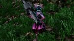  16:9 2021 3d_(artwork) absurd_res anthro digital_media_(artwork) female grass hi_res huge_filesize jorric_(artist) looking_at_viewer machine morganite_(protogen) outside plant protogen ranged_weapon rocket_launcher solo standing weapon weapon_on_shoulder widescreen 