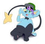  carrying clothing fan_character hat headgear headwear hi_res mendobear nintendo on_head pok&eacute;mon pok&eacute;mon_(species) rattata scarf shinx video_games 