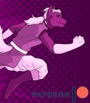  2020 anthro clothed clothing digital_media_(artwork) dragon english_text fur furred_dragon hair hi_res horn male mammal monochrome patreon patreon_logo prisma_faerdo prismanoodle_(artist) simple_background smile solo text 