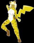  abs anthro female genitals hi_res nintendo nipples nude pikachu pok&eacute;mon pok&eacute;mon_(species) pussy ragnarakk solo striped_body stripes tigerchu video_games 