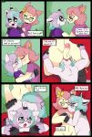 absurd_res after_sex anal anal_penetration animal_genitalia animal_penis anthro balls big_penis black_nose blue_eyes blue_hair blush bodily_fluids butt clothing comic cuddling deer deerling digital_media_(artwork) duo e-01 equid equine equine_genitalia equine_penis erection eyewear fur galarian_form galarian_ponyta generation_5_pokemon generation_8_pokemon genital_fluids genitals glasses green_eyes hair hi_res horn humanoid_genitalia humanoid_penis male male/male male_penetrated male_penetrating male_penetrating_male mammal multicolored_body nintendo nude open_mouth oral penetration penile penis pink_body pink_hair plant pokemon pokemon_(species) purple_hair regional_form_(pokemon) rimming rimming_male sex simple_background smile spring_deerling tail tan_body text tongue tongue_out white_body white_fur
