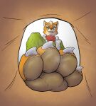 4_toes anthro boots brown_pawpads canid canine canis claws clothing extreme_size_difference eyebrows feet first_person_view foot_fetish foot_focus footwear fox fox_mccloud fur green_eyes grin hi_res in_shoe inside_shoe insole kiwifizz lens_flare looking_at_viewer looking_down looking_down_at_viewer macro male mammal micro mohawk nintendo orange_body orange_fur pawpads paws raised_leg scarf shoes size_difference smile smiling_at_viewer soles solo star_fox super_smash_bros. toe_claws toes topwear true_fox vest