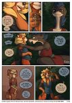 ailurid black_body black_eyes black_fur blonde_hair blue_hair comic draako dragon female feretta fur green_eyes grey_body grey_skin hair hi_res jewelry mammal morgan_laranda mythological_creature mythological_scalie mythology nyo_la_nixan_(character) orange_body orange_fur pendant red_panda scalie tale_of_tails tan_body tan_fur white_body white_fur white_skin
