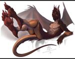 2026 anthro black_bars black_body black_scales claws digitigrade dragon eye_scar facial_scar feet foot_fetish foot_focus full_foot_pawpads full_pad horn kredri letterbox male mythological_creature mythological_scalie mythology nude nude_anthro orange_body orange_eyes orange_scales padded_palms pawpads paws ra'zim red_body red_pawpads red_scales red_soles scaled_dragon scales scalie scar tail wings