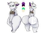  animated animated_png baah bovid caprine goat gote horn krorenshima mammal model_sheet short_playtime 