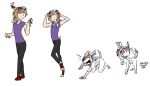  alternativeclockwork ambiguous_gender blue_body blue_fur bow_(feature) clothed clothing duo eeveelution elemental_creature fairy female feral flabebe flora_fauna flower flower_crown fur fur_growth generation_6_pokemon group growth human mammal nintendo open_mouth pink_body pink_fur plant pokemon pokemon_(species) shrinking signature simple_background size_transformation solo sylveon tail tail_growth tendrils transformation transformation_sequence trio white_background white_body white_fur 
