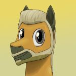 1:1 2026 absurd_res adobe_photoshop_(artwork) ambiguous_form artist_logo beard ben_potter ben_trotter black_ears black_lips black_markings blonde_beard blonde_facial_hair blonde_mane blonde_mustache brown_beard brown_eyebrows brown_facial_hair closed_smile colored digital_drawing_(artwork) digital_media_(artwork) earth_pony english_description equid equine eyebrows facial_hair facial_markings gradient_background hasbro head_markings headshot_portrait hi_res horse light lighting lips logo looking_at_viewer male mammal mane markings mouth_closed multicolored_beard multicolored_facial_hair mustache my_little_pony ponification pony portrait real_world short_mane simple_background skywater smile smiling_at_viewer solo thick_bottom_lip two_tone_beard two_tone_facial_hair yellow_background