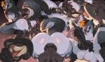 anal anthro anus balls bodily_fluids butt canid canine canis cum deer duo ejaculation famir genital_fluids genitals hi_res internal knot licking male male/male mammal musk musky_butt oral puffy_anus rimming rimming_male sex shy tongue twerking wolf