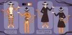 absurd_res alternative_fashion anthro barefoot black_hair blue_eyes blush book brown_stripes butt clothing emo english_text feet felid fur hair hat headgear headwear hi_res holding_book holding_object magic_user male mammal model_sheet nude orange_body orange_fur pantherine smile solo standing stripes tan_body tan_fur text tiger tigertooth toes underwear witch_hat