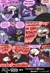 6_panel_comic absurd_res annoyed anthro athletic_wear avian bird bottomwear brown_body brown_feathers chin_tuft clothing columbid comic deborah_dove dialogue dove english_text facial_tuft feathers gym_bottomwear gym_shorts half-closed_eyes happyroadkill hi_res hoodie humor male narrowed_eyes orin_owl owl profanity shorts slightly_chubby slightly_chubby_anthro slightly_chubby_male smile speech_bubble text topwear tuft white_body white_feathers wide_eyed