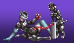2026 air_pump anthro black_body black_hair blue-body canid canid_demon canine canis dalmatian demon domestic_dog duo featureless_crotch grey_eyes hair hellhound hi_res highlights_(coloring) koekoek living_pool_toy lucas_(koekoek19) male mammal mid_transformation multicolored_body multicolored_hair mythological_canine mythological_creature mythology nozzle_on_belly pawpads red_sclera species_transformation tail transformation twinning two_tone_body two_tone_hair white_body white_highlights