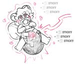 2025 3_fingers 3_toes ambiguous_gender anthro blush blush_lines bodily_fluids clothed clothing cum cum_in_diaper diaper diaper_only ejaculation english_text excessive_cum excessive_feces excessive_genital_fluids feces feet fingers full-length_portrait genital_fluids hair heart_symbol hi_res hypnosis looking_pleasured ludis-luteo magic mammal markings mephitid mind_control multiple_orgasms narrowed_eyes object_in_mouth orgasm pacifier pacifier_in_mouth pooping portrait round_ears roxas_(stinkyskunker) signature simple_background skunk skunk_tail soiled_diaper soiling soiling_diaper solo spiral spiral_eyes spot_color status_effect striped_markings striped_tail stripes tail tail_markings text three-quarter_view toes topless unclean_diaper used_diaper using_diaper wearing_diaper white_background