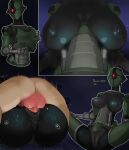  anus areola assaultron balls bethesda_softworks big_breasts big_butt breasts butt erection fallout female genitals hi_res machine male male/female mating_press mdthetest nipples not_furry nude penetration penis pussy robot sex spread_legs spreading text vaginal vaginal_penetration video_games 