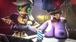 2023 3d_(artwork) 5_fingers abs absurd_res animatronic anthro applejack_(mlp) areola artist_name big_breasts black_clothing black_crop_top black_shirt black_t-shirt black_topwear blonde_mane blue_mane bow_tie breasts clothing cosplay crop_top crossover crossover_cosplay curvy_figure detailed_background digital_media_(artwork) duo earth_pony equid equine eyelashes faceless faceless_character faceless_female female fingers five_nights_at_freddy's friendship_is_magic fur green_eyes hasbro hi_res horse inside long_mane looking_at_viewer machine mammal mane midriff muscular muscular_anthro muscular_female my_little_pony navel nipples nude nude_anthro nude_female orange_body orange_fur pony pornhub purple_body purple_fur red_eyes robot scottgames screwdriver shirt simon_sklar smile source_filmmaker_(artwork) t-shirt text tongue tools topwear twilight_sparkle_(mlp) under_boob voluptuous voluptuous_anthro voluptuous_female watermark wire