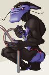  absurd_res anthro belly big_chin bikini_thong black_body black_fur black_skin butt clothing domestic_cat fangs fantomcat fantomcat_(character) felid feline felis fur hi_res long_mustache male mammal narrowed_eyes nipples philippe_l'entrique_elan_de_chanel pink_nipples pink_nose purple_belly purple_butt purple_face purple_palms purple_soles ravuer simple_background skinny smile smirk solo swimming_pool swimming_pool_ladder swimwear teeth water yellow_eyes 