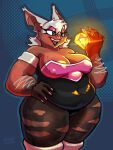  3:4 absurd_res anthro arm_hair bat bat_ears bat_nose belly big_belly big_breasts black_clothing black_lips blue_background body_hair boots breasts chaos_emerald clothing colored_nails dark_body dark_skin emerald_(gem) eyelashes female footwear frankiefluster fur gem glistening glistening_body hi_res latex legwear lips mammal markings mole_(marking) mole_on_breast nails navel nipple_outline nipples_visible_through_clothing overweight overweight_female rouge_the_bat sega sharp_teeth shoes simple_background slightly_chubby slightly_chubby_female solo sonic_the_hedgehog_(series) teeth thick_thighs tights torn_clothing torn_legwear white_body white_fur 