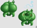  absurd_res anus big_anus big_butt butt creeper_(minecraft) duo female genitals hi_res huge_anus huge_butt hyper hyper_anus hyper_butt hyper_genitalia hyper_vulva male male/female mega_slime microsoft minecraft mojang xbox_game_studios 