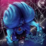 1girl absurdres aqua_(deltarune) artist_name ass ass_ripple ass_shake barefoot black_hair blue_robe blue_skin colored_skin commentary_request deltarune english_commentary english_text fang greatestgori highres huge_ass long_sleeves mixed-language_commentary no_eyes open_mouth pussy pussy_juice robe short_hair solo speech_bubble teeth twerking utdr_(toby_fox) 