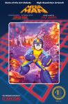  1boy android arm_cannon armored_boots blue_bodysuit blue_boots blue_eyes blue_helmet bodysuit boots building capcom city clenched_hand commentary copyright_logo cover cover_page derivative_work english_commentary english_text gears genzoman gorget headphones helmet highres joints knee_boots logo looking_at_viewer mega_man_(character) mega_man_(classic) mega_man_(series) mega_man_1 multicolored_bodysuit numbered official_art parody robot robot_ears robot_joints serious solo two-tone_bodysuit udon_entertainment video_game_cover_redraw walking weapon yellow_bodysuit 