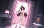  1girl absurdres ahoge azur_lane bird black_hair blush breasts cleavage cleavage_cutout clipboard closed_eyes clothing_cutout covered_navel freng full_body game_asset garter_straps gloves hair_ornament hat highres holding holding_clipboard huge_breasts logo long_hair manjuu_(azur_lane) non-web_source nurse nurse_cap official_alternate_costume official_art open_mouth purple_eyes self-datamine shoes short_sleeves standing thighhighs thighs two_side_up very_long_hair white_garter_straps white_gloves white_shoes white_thighhighs x_hair_ornament z11_(azur_lane) z11_(cheer_up_ms_nurse!)_(azur_lane) 