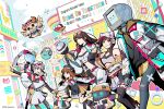  1other 2boys 4girls alice_(deemo) amber_(orangeamber12) animal animal_ear_headwear animal_ear_legwear animal_ears aqua_belt asakura_neko badge baseball_cap belt bird black_hoodie black_overskirt black_pants black_skirt black_thighhighs brown_hair capelet cat_ear_legwear cat_ears clothed_robot clothing_cutout crop_top cytus cytus_ii deemo deemo_(character) deemo_ii denim diana_(implosion) dithering echo_(deemo) eyewear_on_head fedora gloves half_gloves hat headphones headphones_around_neck hood hoodie horns humanoid_robot implosion:_never_lose_hope jacket jeans mandora mo:_astray mo_(character) monitor_head multicolored_jacket multiple_boys multiple_girls nan_(voez) newsboy_cap official_art owl pants partially_unzipped pink_gloves puggi robo_head_(cytus) robot sdorica shirt shoulder_cutout skirt sleeveless sticker thighhighs torn_clothes torn_pants voez white_capelet white_hat white_shirt white_skirt yellow_shirt yellow_skirt 
