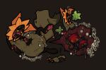 abdominal_bulge aliasing ambiguous_gender animate_inanimate anthro arms_tied ball_gag battle_for_dream_island bdsm belly belly_squish big_belly blush blush_lines bodily_fluids bondage bondage_gear bound breath burp_cloud burping canid canine cloud_emanata different_sound_effects digestion digestion_noises digital_media_(artwork) dripping drooling elemental_creature emanata extended_sound_effect feet feet_tied female female/ambiguous feral flora_fauna flower flower_creature fully_inside gag gagged green_blush green_body group hand_on_belly hand_on_own_belly hands_behind_back hands_tied hands_tied_behind_back heart_symbol hybrid internal leafy_(bfdi) legs_tied lying mammal nippy_(purrude) object_shows on_side onomatopoeia open_mouth oral_vore organs pawpads paws pin_(bfdi) plant purrude rumbling_stomach saliva saliva_drip simple_background size_difference soft_vore sound_effect_variant sound_effects squish stomach struggling struggling_prey sweat sweatdrop symbol tail text toes trio unwilling_prey vore willing_prey yellow_eyes