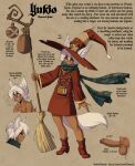  animal_humanoid asian_mythology canid canine clothing demon east_asian_mythology fox girly hat headgear headwear hi_res humanoid japanese_mythology male mammal model_sheet monster mythology yōkai 