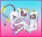after_oral after_orgasm after_sex ambiguous/ambiguous ambiguous_gender animal_humanoid antennae_(anatomy) anthro bent_over bodily_fluids boss_monster_(undertale) bovid bovid_humanoid butt caprine charger cum cum_drip cum_on_face cum_on_self cumshot digitigrade dripping duo ejaculation electronics eyewear femboy floppy_ears for_a_head fur genital_fluids genitals glasses goat happy hi_res hooves horn humanoid kivi_(twinkslayer) male male/ambiguous male/male mammal mammal_humanoid multiple_poses nude object_head paint penis pose presenting raised_tail satisfied screen screen_face screen_head sheep standing surprised tail television tv_head twinkslayer_(artist) white_body white_fur wrapped_tail