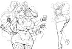 2025 5_eyes 6_arms arachnid arthropod big_breasts big_butt breasts butt clothed clothing eyes_closed fangs female fingers fishnet_clothing fishnet_legwear footwear gausscannon hair legwear monochrome muffet multi_arm multi_eye multi_limb nipple_outline sketch solo spider teeth undertale undertale_(series) unfinished