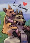 4_fingers 4_toes anniversary_art anthro barefoot bayonetta black_clothing black_jacket black_topwear breasts canid canine canis canon_couple carrying_another carrying_child clothing clumsy crossover daughter_(lore) daww diane_foxington dreamworks ellen_wolf_foxington english_description eyes_closed family father_(lore) father_and_child_(lore) father_and_daughter_(lore) feet female fingers fox fur grey_body grey_fur group happy heart_symbol hi_res husband_and_wife hybrid jacket jumpsuit laugh male mammal married_couple mother_(lore) mother_and_child_(lore) mother_and_daughter_(lore) mr._wolf_(the_bad_guys) orange_body orange_fur parent_(lore) parent_and_child_(lore) parent_and_daughter_(lore) pawpads piggyback pink_clothing pink_jumpsuit pink_pawpads plant platinumgames pulling_mouth red_fox shirt smile tan_body tan_clothing tan_fur tan_sweater tan_topwear the_bad_guys toes topwear tree trio true_fox watermark white_clothing white_shirt white_topwear wolf zeni_zeniz